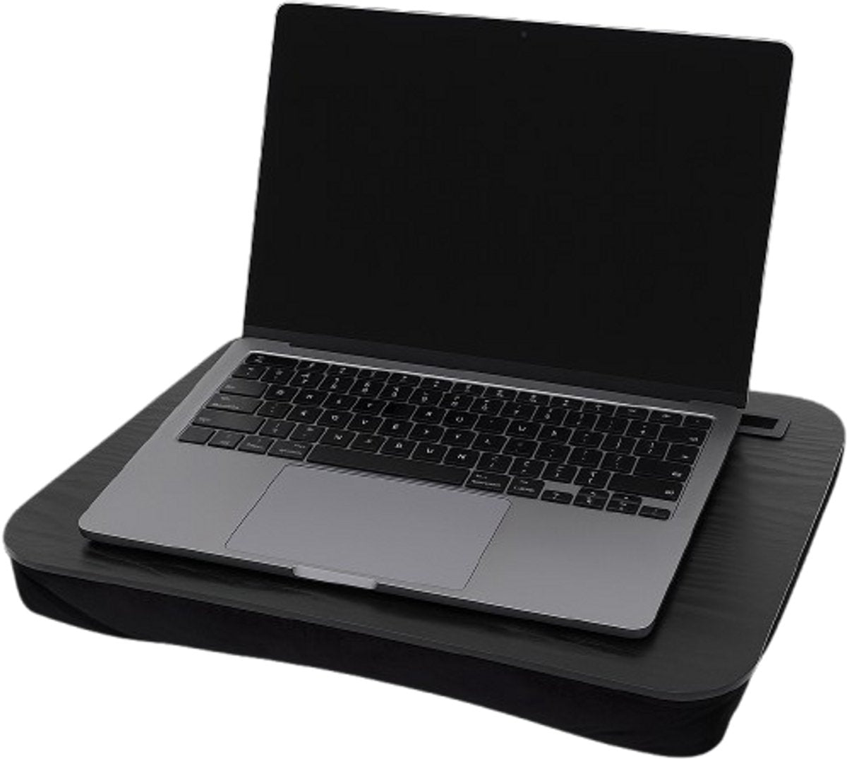 Schootkussen Laptop en Tablet - Comfortabele Laptray Met Tablethouder - Zacht Kussen - Ideaal voor Thuiswerken, Bed of Bank