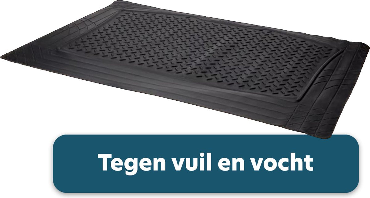 Universele Kofferbakmat - Rubber - 120x80 Cm - Anti-slip Kofferbakmat - Uitknipbaar - Waterafstotend - Anti-vuil