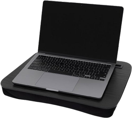 Schootkussen Laptop en Tablet - Comfortabele Laptray Met Tablethouder - Zacht Kussen - Ideaal voor Thuiswerken, Bed of Bank