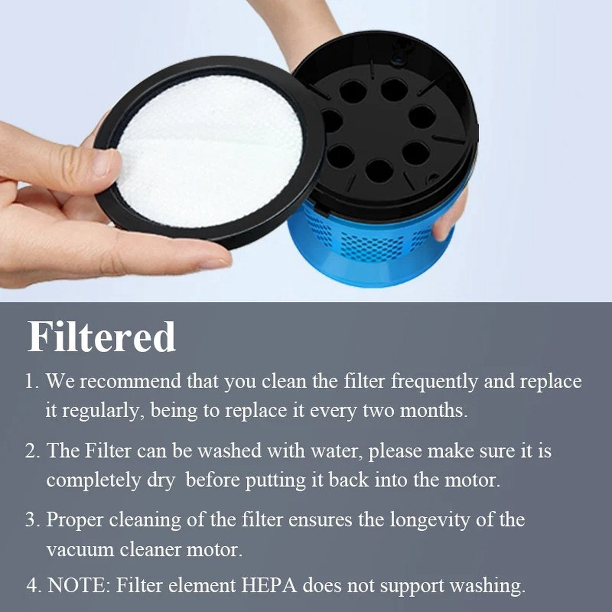 Luxe Steelstofzuiger 2-in-1