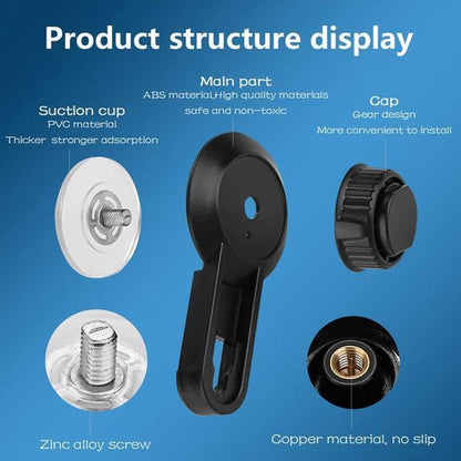 Wc Rolhouder met Zuignap