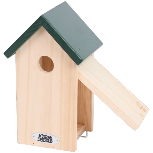 Nestkastje voor Vogels - Vogelhuisje - Geschikt voor alle Seizoenen - 11,5 x 11,5 x 25 cm - Duurzaam Hout