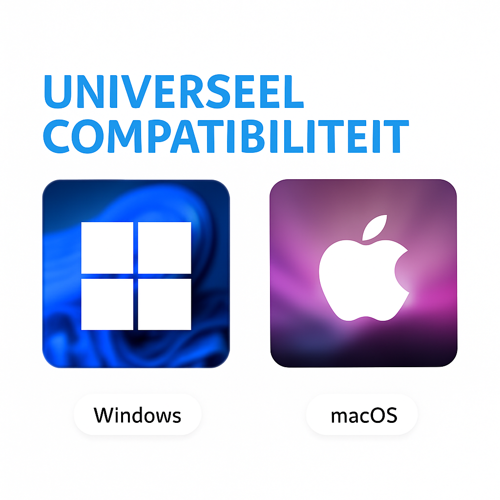 High-Speed Externe Harde Schijf - 1TB - Draagbare Harde Schijf USB3.1/Type-C - Voor Windows & Mac - Compact - Zwart
