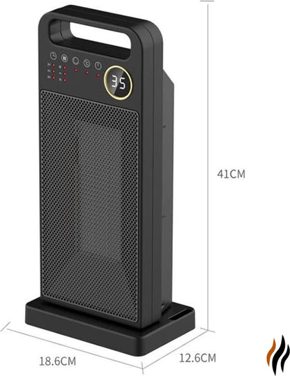 Draagbare Elektrische Verwarming - 2000Watt - Met Afstandsbediening en Timerfunctie - Keramische Kachel - Energiebesparend