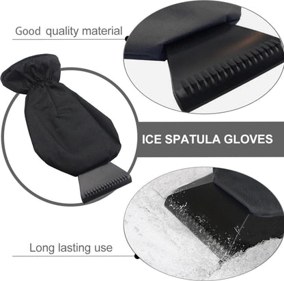 IJskrabber met handschoen 2 stuks