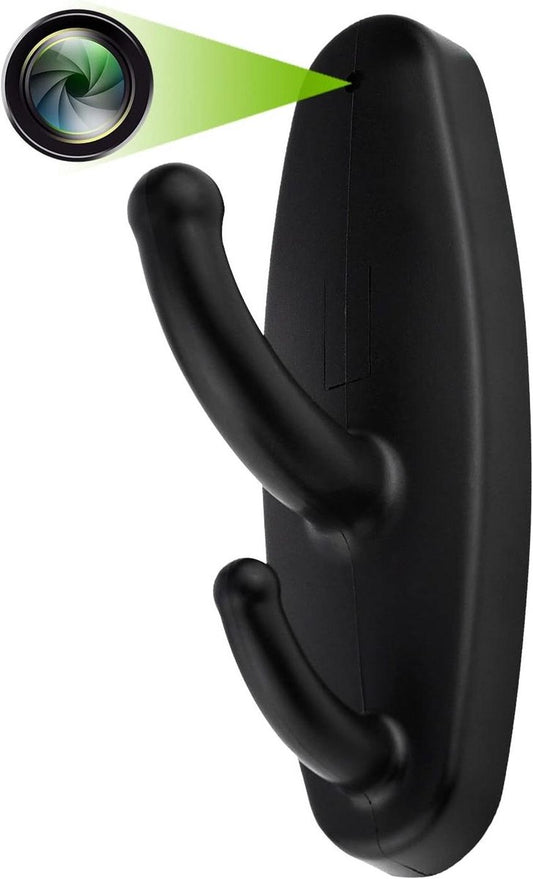 Kleine Verborgen Camera HD 1080P - Kleding Jas Haak - Nanny Cam Video Recorder - Met Bewegingsdetectie - Kleerhanger voor Thuis/Kantoor - Beveiliging