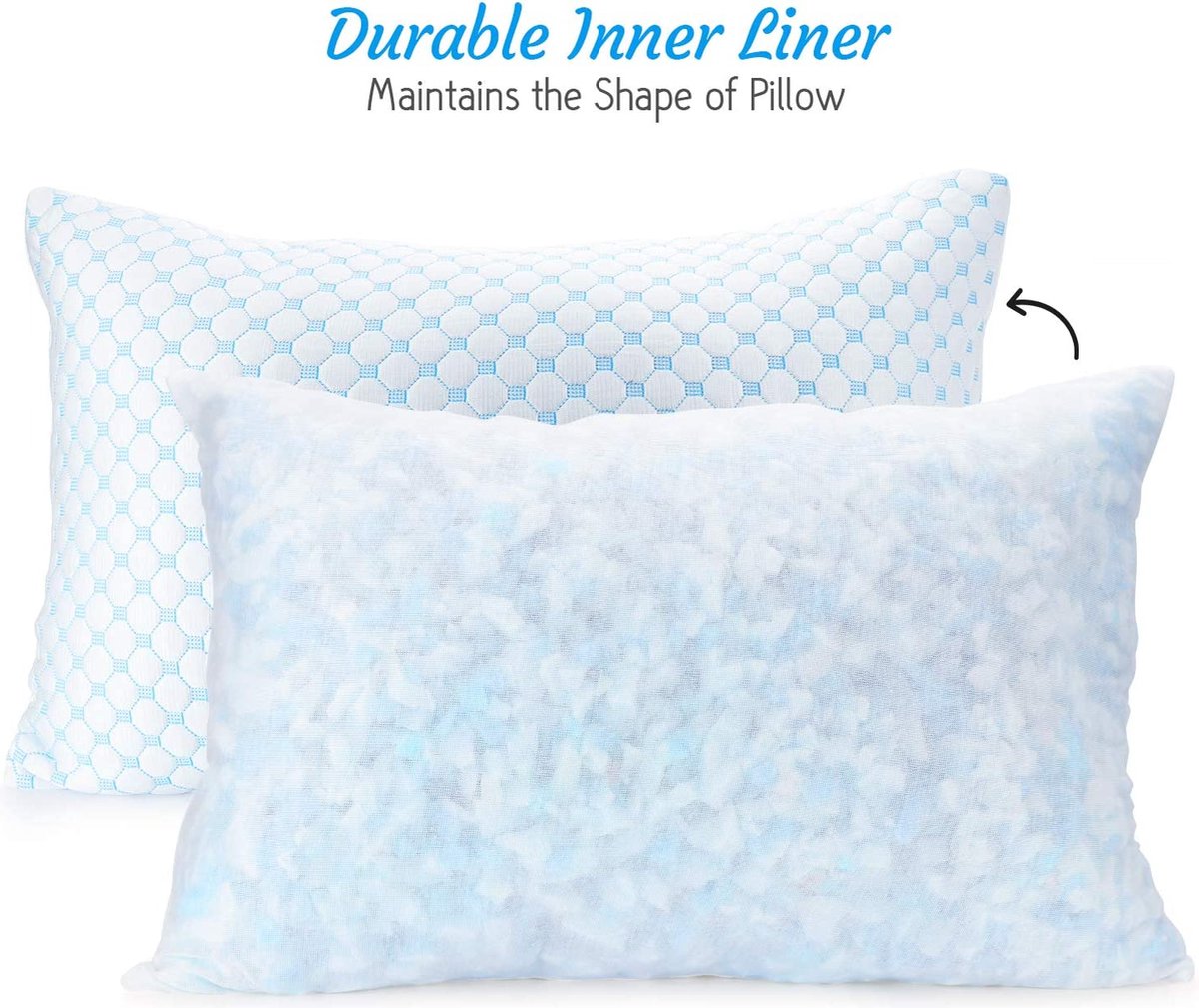 Premium Memory Foam Hoofdkussen 50x70CM