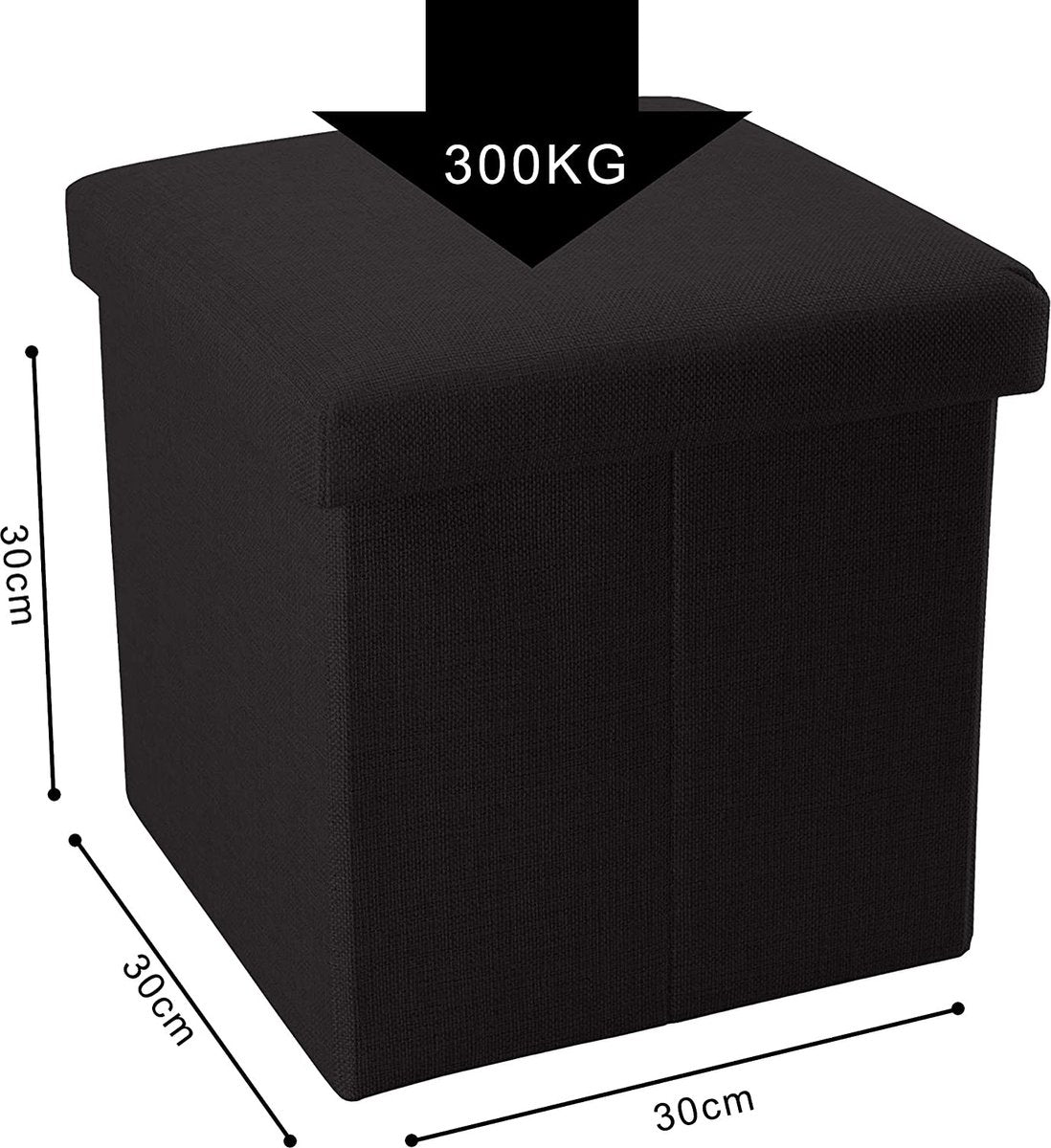 Opvouwbare Opberg Poef