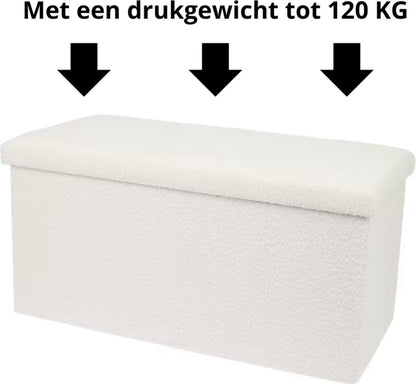 Opvouwbare Teddy Opbergpoef