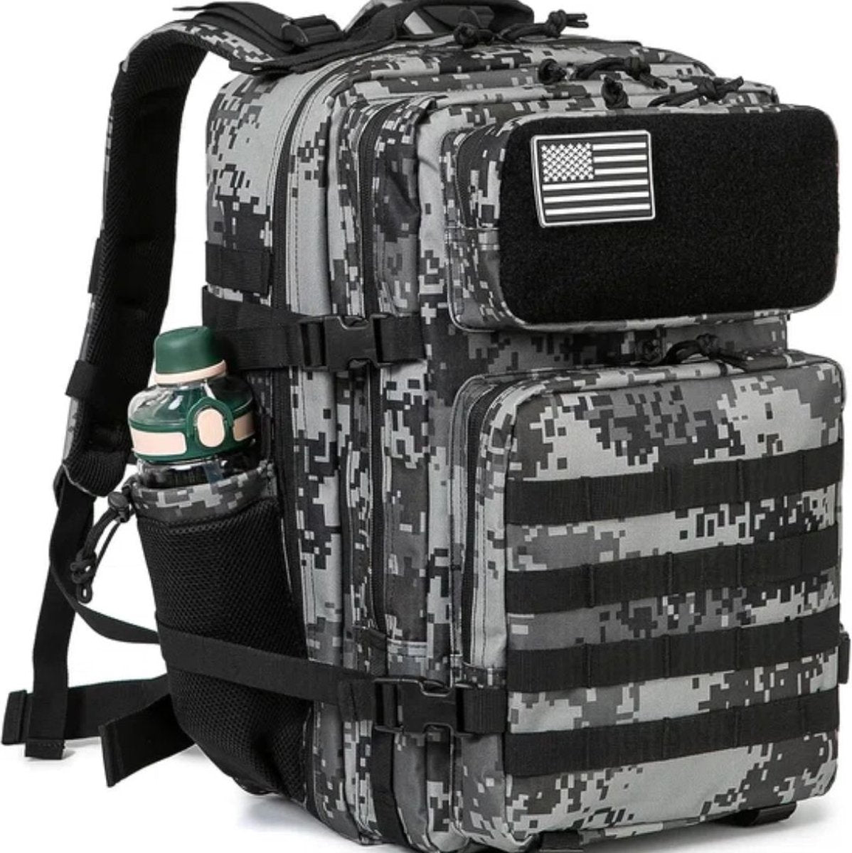 Tactische Militaire Rugzak voor Heren - Groot - 45 liter - Legerrugzak - 3 dagen - Molle Leger Rugzak - Outdoor - Waterdichte Rugzak