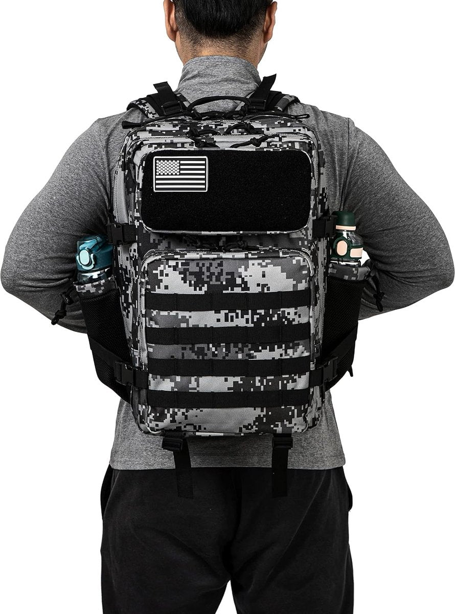 Tactische Militaire Rugzak voor Heren - Groot - 45 liter - Legerrugzak - 3 dagen - Molle Leger Rugzak - Outdoor - Waterdichte Rugzak
