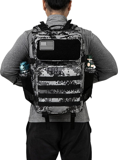 Tactische Militaire Rugzak voor Heren - Groot - 45 liter - Legerrugzak - 3 dagen - Molle Leger Rugzak - Outdoor - Waterdichte Rugzak