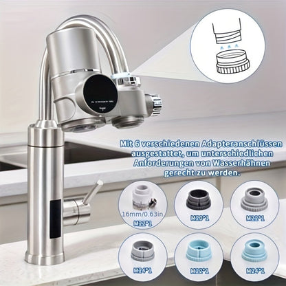 Waterfilter Kraan - Kraanfilter Systeem - Waterontharder - Waterzuiveringsapparaat Met Blauw UV Licht Sterilisatie - Met Temperatuurregeling - Verwijderd Chlorine En Zware Metalen